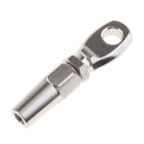 316 Stainless Steel Marine Eye Rigging Terminal End for 1/4 inch Diameter Wire