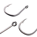 500pcs Assorted Sharpened RAtal Fishing Hooks Tackle 10Size+Box Baits Lures G6Z0