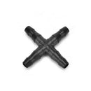 5X(20 Pcs Black Sprinkler Irrigation Tee Pipe Barb Hose Fitting Joiner Dri U4D3)