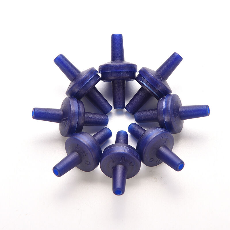 10Pcs Non Return Plastic Aquarium Tank Air Pump Blue Check Valves J SE
