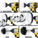 Drill Brush Attachment Set - Power Scrubber Brush Cleaning Kit - All Purpos