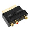 Scart-Cinch-Triple-Phono-Composite-Video-Audio-AV-Adpater Input And Output To 3x