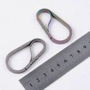 Tc4 Titanium Alloy Edc Anti-Lost Key Chain Hook Hanging Keychain Tools Outd