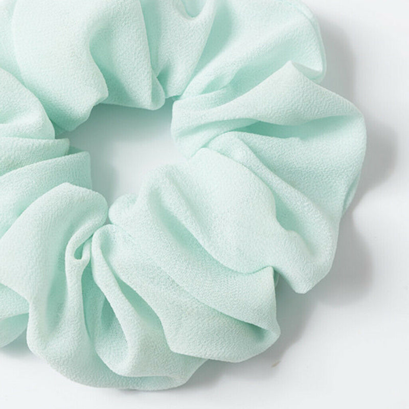 11x Women's Silk Chiffon Hair Scrunchies Ponytail Holder Rope Scrunchy Hair Ties