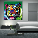Colorful Tiger 5D Diamond DIY Painting  Kit Home Decor Craft