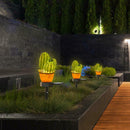 Solar LED Lawn Lamp Cactus Spike Ground Light for Outdoor Landscape Garden