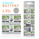 10x 1.5V AG13 LR44 L1154 RW82 RW42 SR1154 SP76 A76 SR44 Button Cell Coin Battery