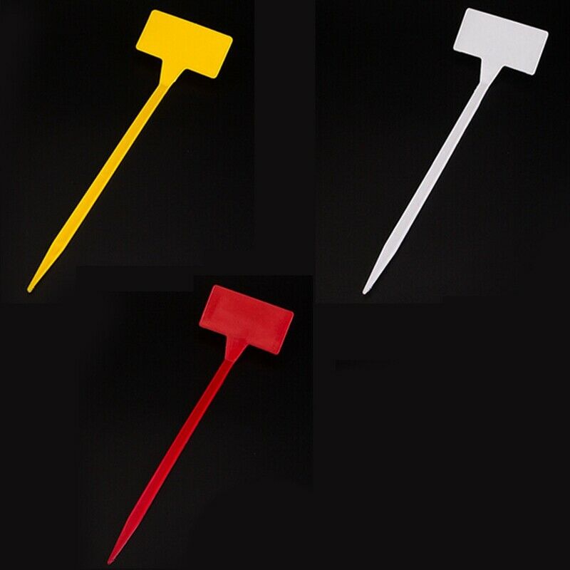 Gardens Planting Tools 50 Pcs Bonsai Plastic Plant Labels Garden Labels T-T P4C3