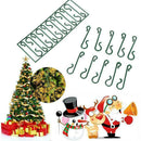 100pcs S Shaped Hook Xmas Plastic Hanging Hooks Hangers For Christmas