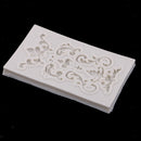 Baroque Style Curlicues Scroll Lace Fondant Silicone Mold for , Cake Border