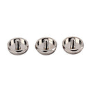 Premium Trumpet Valve Finger Buttons Repair Parts Set of 3, Shell