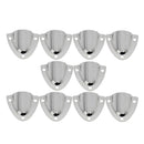 10pcs Stainless Steel Midget Clam Shell Cable Ventilator For Boat Yacht Ship