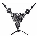 Stretchy Black Butterfly Cross Back Bra Shoulder Strap