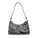 Animal Pattern Women Handbag Street PU Shoulder Underarm Tote Bag (Zebra)