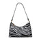 Animal Pattern Women Handbag Street PU Shoulder Underarm Tote Bag (Zebra)