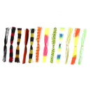 12 Bundles Mixed Silicone Skirts for Jig Lures Squid Skirts Fly Tying Materia3C