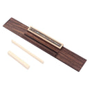Rosewood Guitar Bridge with Nut Saddle for Acoustic Classical Guitar Parts