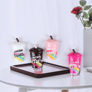 10pcs Rainbow Coffee Cup Polymer Charms Modeling Clay DIY Kit Box `3C