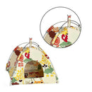 Bird Parrot Canvas Hammock Cage Snuggle Hut Tent Bed Bunk Hang Cave Hou XHN