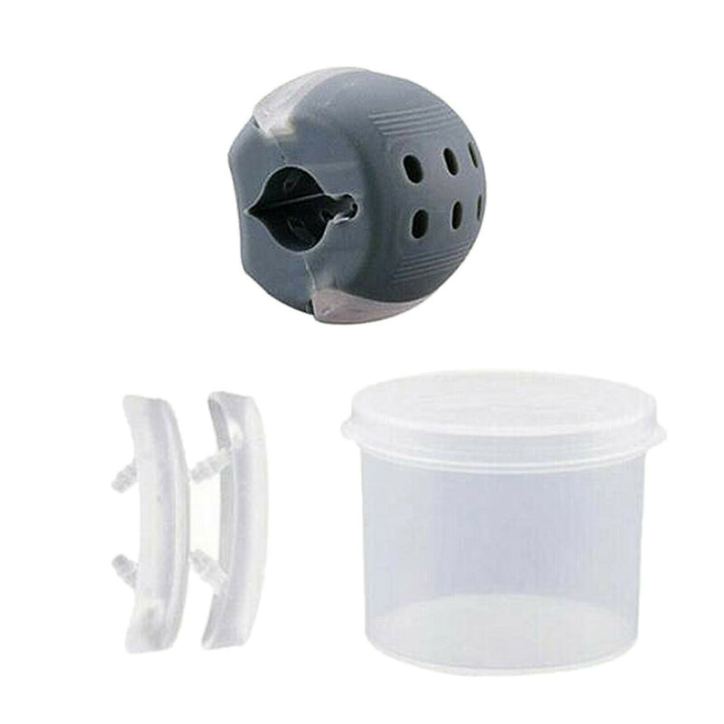 Exercise Fitness Ball Neck Facial Muscle Toning Lifting Jaw Fitness Gray