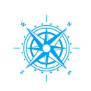 Car Stickers NSWE Compass PVC Vinyl Decals Auto Styling GraphicsÃ‚Â Decoration