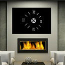 Modern DIY Home Decor Large Coffee Cup Stickers Kitchen Wall Clocks Silent