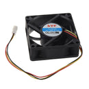70mm x 25mm DC 12V 2W 3 Pin PC Computer Case Cooling Fan Cooler T9W5