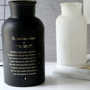 Nordic Black Glass Vases Hydroponics Plant Flower Home Decor for Artificial