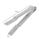 Stainless Steel Tea Bag Clip Ice Block Food Clamp Tong Folder Squeezer Tool A