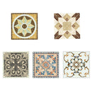60 Pieces Decorative Tile Stickers Stick Vinyl Adhesive Tiles Backsplash
