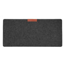 Office Computer Desk Table Keyboard Mouse Pad Felt Laptop Mat (Grey) A