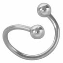 Stainless Steel Flexo Twist Helix Cartilage Ring Earring Piercing Lots Silv