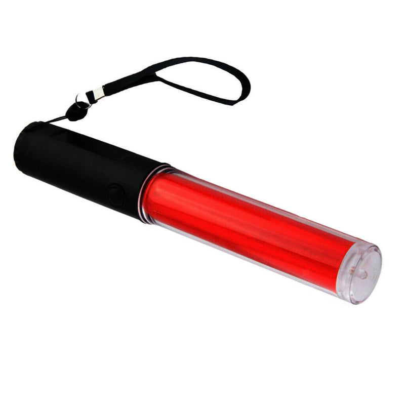 10" Signal Traffic Light Wand Baton LED Flashlight Beacon Fluorescent Lamp