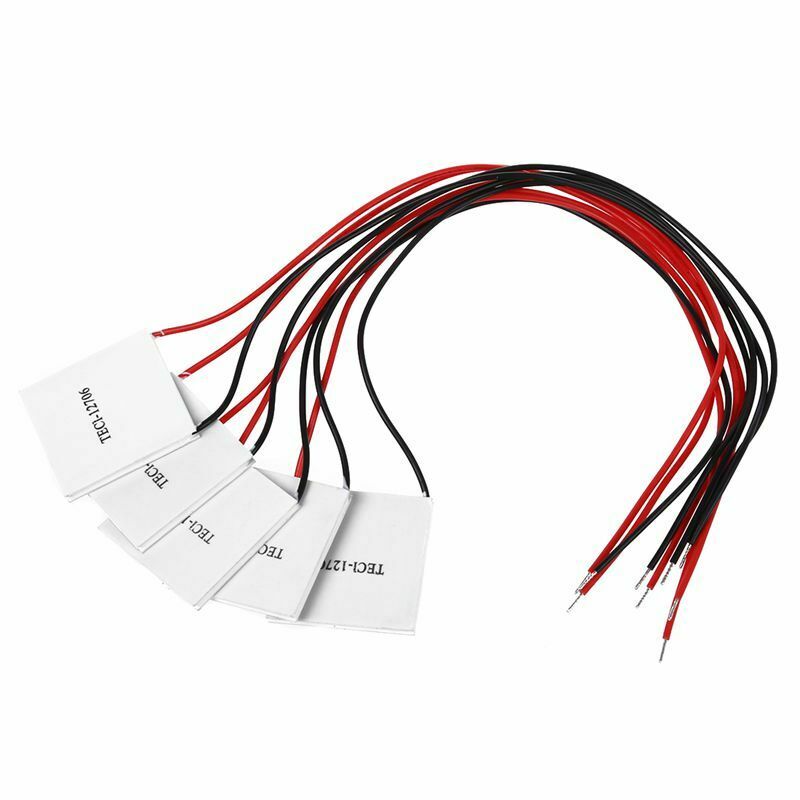 5 pcs TEC1-12706 Cooler Peltier Effect Thermoelectric Module 12V 60W 72W I3W4