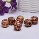 100 pcs wooden beads ball beads spacers spacer beads Jewellery DIY Crafting M1R2