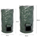 Organic Waste Kitchen Garden Yard Compost Bag Environmental PE Cloth Plante T2N6