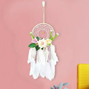 Dream Catcher Handmade DIY Decorative Pendant Flower Dream Catcher Wall Han
