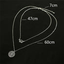 Bohemian Boho Statement Multilayer Chain Choker Long Necklace Women's PendantTE