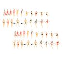 40x HO Gauge Painted 1:100 Peoples Miniatures Swimmer Set Layout Diorama