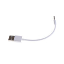 2Pcs Charger Adapter Data USB 3.5mm Sync Audio Cable for iPod Shuffle 3rd 4th SE