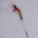 2pcs 9cm/6g Shrimp Soft Lure Fishing Artificial Bait With Glow Hook Swivels!S Ew