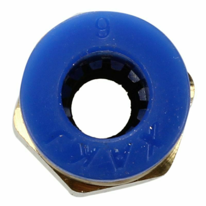 5 Pcs 1/8" PT Male Thread 6mm Push In Joint Pneumatic Connector Quick Fitti B1H5