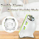 Digital Alarm Clock With Nightlight,2 Alarms,Optional Weekday Mode, Snooze FJ5F8