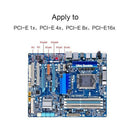 PCI-E Expansion Card for Desktop PC 5 Ports USB 3.0 HUB Adapter Extender