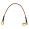 5X(6" SMA Male to SMA Right Angle Male Plug Jumper Pigtail Cable RG316 S9V3)