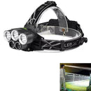 20W Black LM 5X T6 LED Rechargeable headlight head li V3A9 torch lamp B8Z6