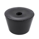 2Pcs 50mm x 30mm Conical Recessed Rubber Feet Bumpers Pad Washer Black H2G7