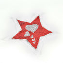 1x five star reversible sequins sew on patches for clothes jeans DIY embroidery'