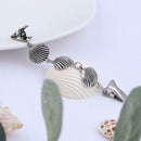 Beach Chain Collar Clips Women Cardigan Sweater Pin Jewelry Gift (Shell)