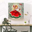 Little Girl 5D DIY Full Round Drill Diamond Picture Rhinestone Cross Stitch